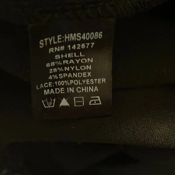 ๐- Beautiful Boho Bodycon Black Lace Pencil Skirt in Size Xl ๐ NWT - Picture 7 of 11